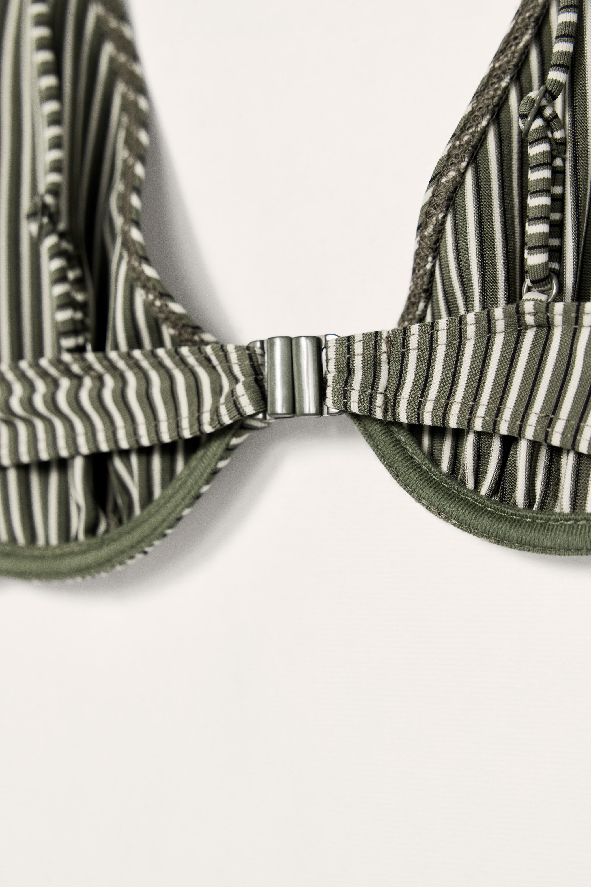 STRIPED LIMITED EDITION BIKINI TOP